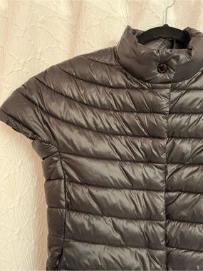 Calvin Klein Short-Sleeve Quilted Puffer Jacket - Black